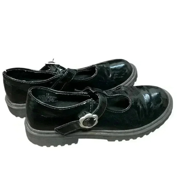Old Navy Mary Jane Shoes Girls Size 13 Black Used - Picture 4 of 5